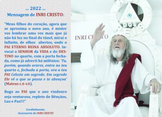 Mensagem de INRI CRISTO para 2022